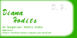 diana hodits business card